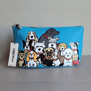 NWT Blue Marc Tetro Zipper Pouch